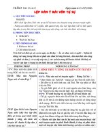 Lập dàn bài cho bài văn tự sự