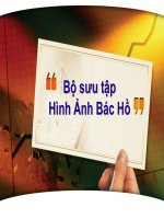 Hơn 100 ảnh Bác Hồ tạo hiệu ứng PP