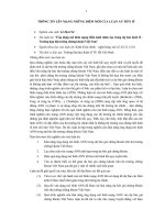 Ứng dụng mô hình mạng thần kinh nhân tạo   trường hợp TTCK VN 