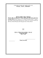Góp ý dự thảo: Hướng dẫn sử dụng tiêu chuẩn đánh giá chất lượng giáo dục trường THCS