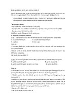 Kinh nghiệm làm bài thi môn sinh học