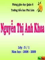 Cây con có thể mọc lên từ....