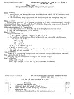 đề thi học sinh giỏi năm 2008-2009