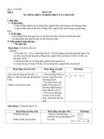 Giải tích 12 Tiết 2