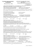 KÌ THI THỬ TÔT NGHIEP THPT NĂM 2009 MÔN :VAT LÝ