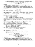 ĐỀ THI CASIO8 RẤT HAY CÓ ĐÁPÁN