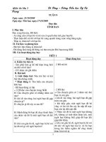 Giáo án lớp 5 Tuần 5