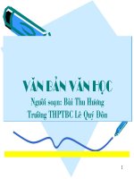 tiết 91: Văn Bản Văn Học