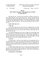 de an Phat trien giao duc Giai đoạn 2010 - 2015