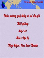 Địa lí 5  : Công nghiệp (T2)