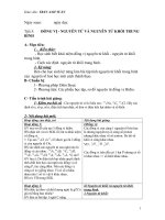 Giáo án hóa học-10NC