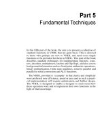 Fundamental techniques