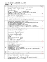 Giải chi tiết Hóa B(09)(Tải ngay)