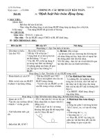 giao án 10(NC-3 cột)