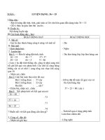 LUYỆN DẠNG 36 + 15