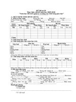 Kế hoạch Thực hiện chủ đè năm học