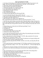 BT và BG kinh tế vĩ mô