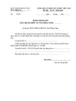 Ban dang ky xay dung don vi van hoa