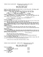 Đề thi khảo sát vào lớp 6