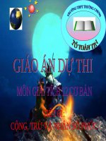 Tiết 61: BÀI 2. CỘNG, TRỪ VÀ NHÂN SỐ PHỨC