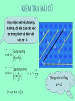 Bài 3: Tích của véc tơ với một số(2010)