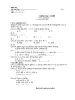 kien tra toan 6 tiet 18