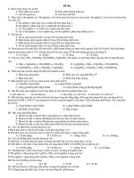 đề thi thử đại học môn hóa đề số 902