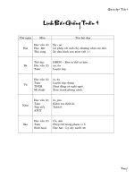 Giáo án lớp 1 tuần 9