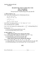 Đề KTCL đầu năm