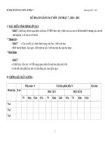 KHGD môn Âm nhạc  7  Bình Định, 2010