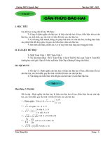 Tự chọn Toán 9 (Đại số)