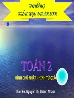 Hình chữ nhật, hình tứ giác - Toán 2