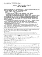 Chuong trinh Dai Hoi Lien Doi