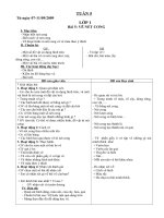 GA Mĩ thuật lớp 1-5 tuần 5