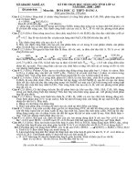 đề thi giáo viên giỏi tỉnh Nghệ an 2008 - 2009