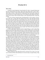 Bài giảng thứ tư