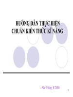 Chuẩn KTKN THCS
