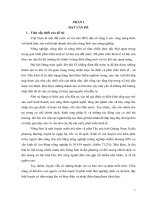 Khóa luận một số giải pháp phát triển tín dụng nông nghiệp nông thôn huyện nông sơn  tỉnh quảng nam 