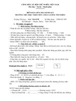 Biên bản kiểm tra mức chất lượng TT