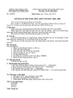 Kế hoạch thi nghi thức đội