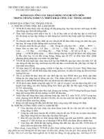 THÔNG TIN HỌP TỔ NGÀY 11/10