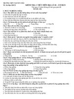 đề kT 1 tiết HKII