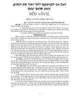 Luyen thi Đai Hoc Ngu Van