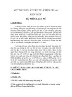 MỘT SỐ Ý KIẾN VỀ VIỆC THỰC HIỆN CHUẨN