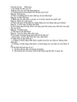 Câu hỏi trí tuệ tuổi thơ - KH