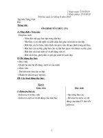 Giáo án lớp 1- Tuần 1