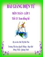 bài xem đồng hồ