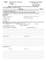 Toán 5: cuối kì 2 08-09