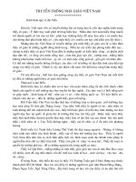 TRUYEN THONG NHA GIAO