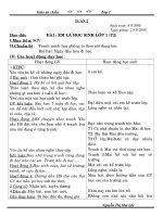 GIÁO ÁN CHIỀU TUẦN 5- LỚP 1